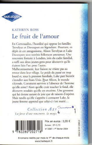 Beispielbild fr Le fruit de l'amour zum Verkauf von Librairie Th  la page