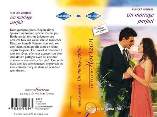 Stock image for Un mariage parfait Winters, Rebecca et Belmont, Catherine for sale by BIBLIO-NET