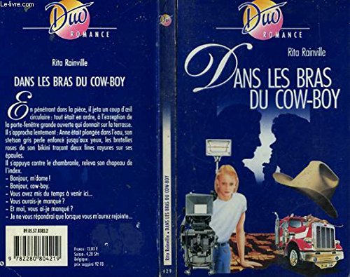 Beispielbild fr Dans les bras du cow-boy (Duo) zum Verkauf von Librairie Th  la page