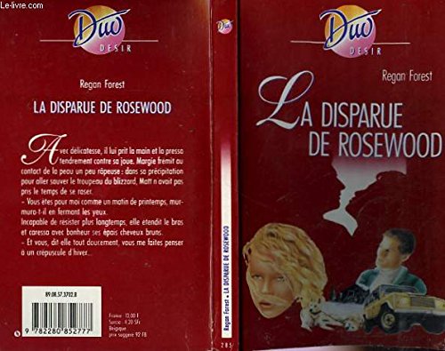 Stock image for La disparue de Rosewood for sale by Librairie Th  la page