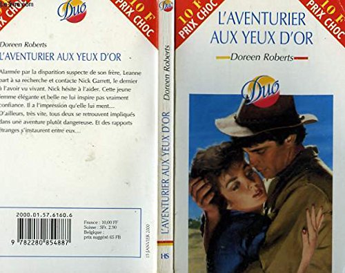 Beispielbild fr L'aventurier aux yeux d'or (Duo) zum Verkauf von Ammareal