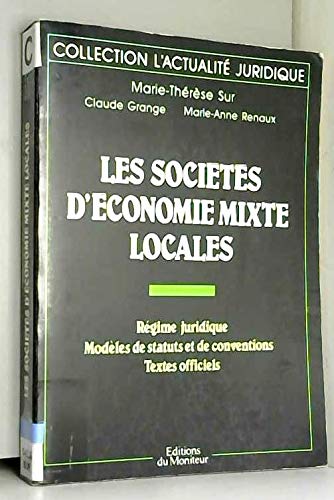 Stock image for Les Socits d'conomie mixte locales for sale by medimops