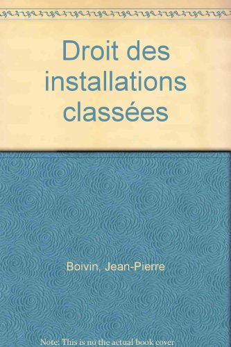 9782281122138: Droit des installations classes