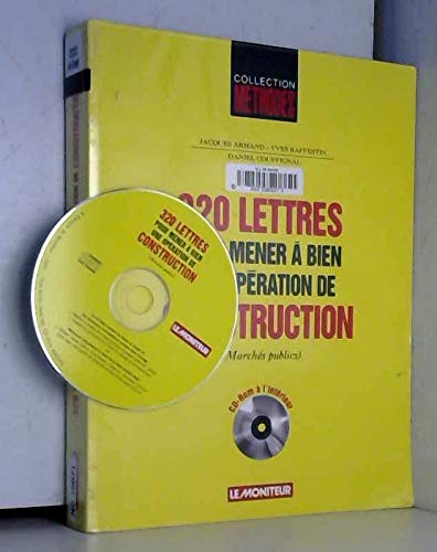 9782281122909: 320 lettres pour mener  bien une opration de construction + 1 CD reprenant les modles de lettres