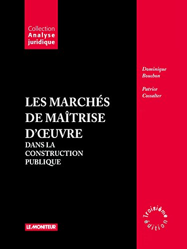 Beispielbild fr Les marchs de matrise d'oeuvre zum Verkauf von Ammareal