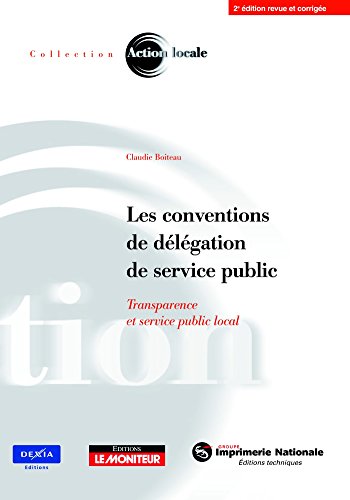 Beispielbild fr Les conventions de dlgation de service public zum Verkauf von Ammareal
