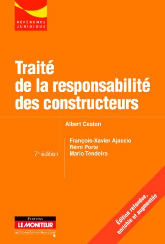 Stock image for Trait de la responsabilit des constructeurs for sale by Ammareal