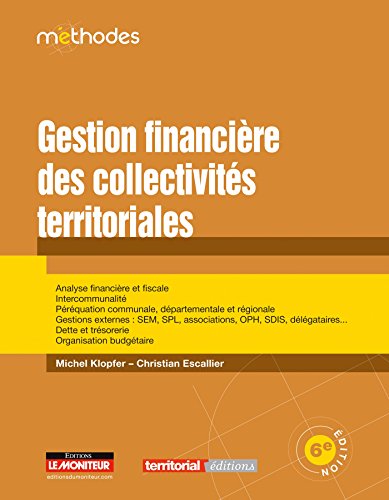 Stock image for Gestion financire des collectivits territoriales for sale by medimops