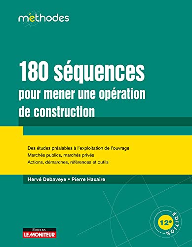 Beispielbild fr 180 squences pour mener une opration de construction zum Verkauf von Gallix