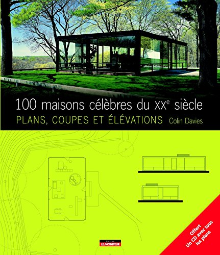 Beispielbild fr 100 maisons clbres du 20e sicle : Plans, coupes, lvations (1Cdrom) zum Verkauf von medimops