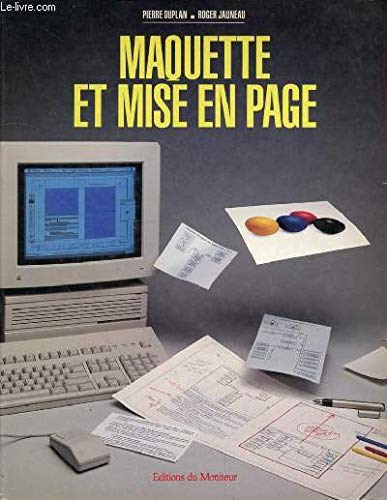 Beispielbild fr Maquette Et Mise En Page zum Verkauf von RECYCLIVRE