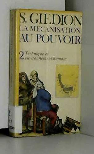 LA MECANISATION AU POUVOIR (BIBLIOTHEQUE MEDIATIONS) (9782282302331) by Sigfried Giedion