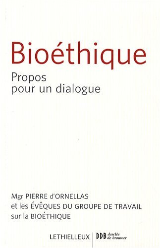 Beispielbild fr Biothique : Propos Pour Un Dialogue : Une Contribution De L'eglise Catholique  La Rflexion En Vue zum Verkauf von RECYCLIVRE