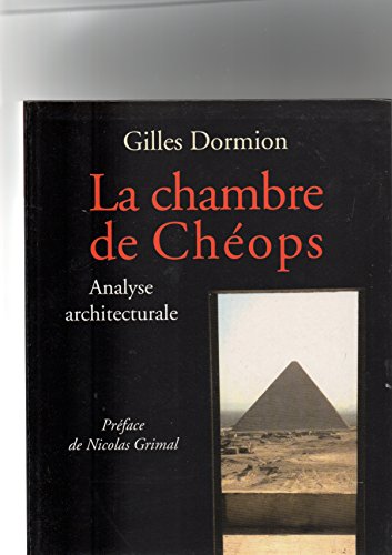 Stock image for La chambre de Chops, analyse architecturale. for sale by La bataille des livres