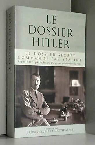 Stock image for Le dossier Hitler : Le dossier secret command par Staline for sale by Ammareal