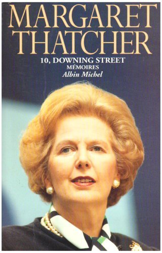 Beispielbild fr 10, downing street -memoires by Margaret Thatcher (November 02,1993) zum Verkauf von Ammareal