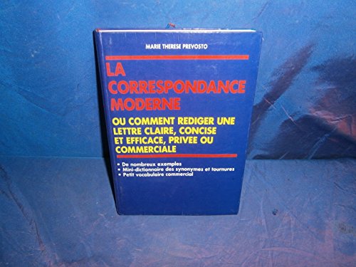 Stock image for La correspondance moderne for sale by Librairie Th  la page