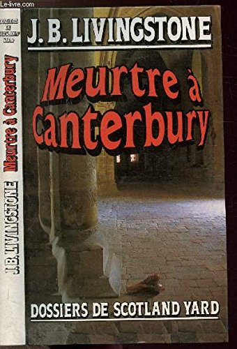 Stock image for Meurtre  Canterbury for sale by Ammareal