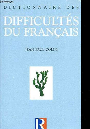 Stock image for dictionnaire des difficultes du francais for sale by medimops