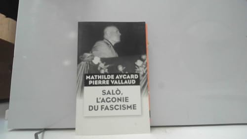 Beispielbild fr Sal, l'agonie du fascisme zum Verkauf von Ammareal