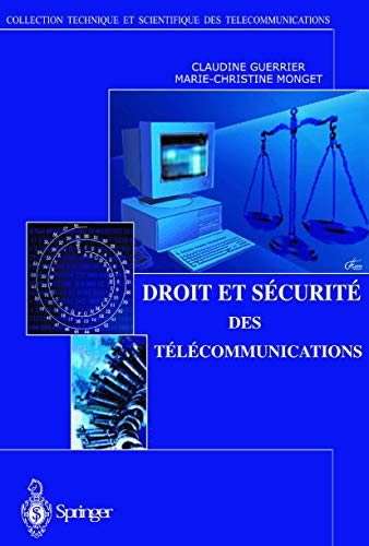 Stock image for Droit et Scurit des Tlcommunications for sale by Ammareal