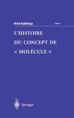 9782287597039: L'Histoire du concept de 'molcule': 3 volumes