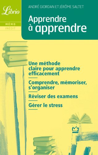 Beispielbild fr Apprendre  apprendre zum Verkauf von Ammareal