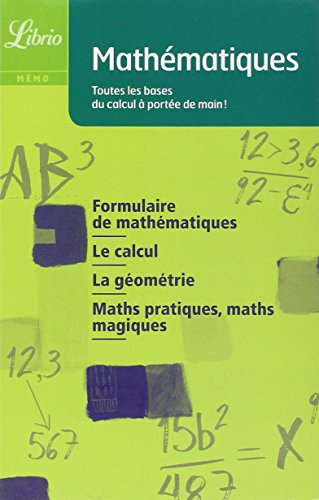 9782290003503: Mathmatiques: toutes les bases du calcul  porte de main !