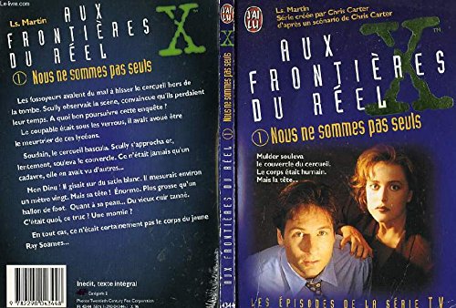 Stock image for Aux frontires du rel. 1, Nous ne sommes pas seuls for sale by Better World Books