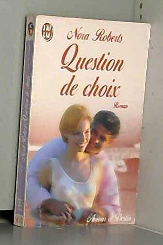 Stock image for Question de choix for sale by medimops