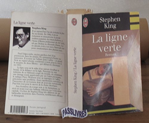 Stock image for La ligne verte King, Stephen for sale by LIVREAUTRESORSAS