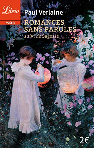 9782290058749: Romances sans paroles: suivi de Sagesse (Librio Posie)