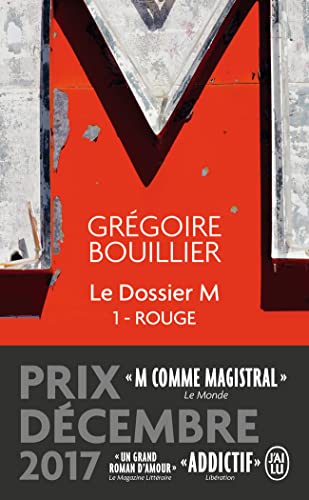 Beispielbild fr Le Dossier M, Tome 1 : Rouge (le monde) zum Verkauf von medimops