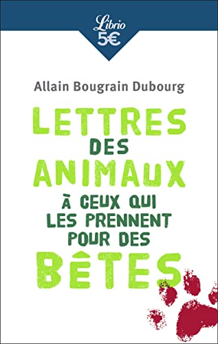 Beispielbild fr Lettres des animaux  ceux qui les prennent pour des btes zum Verkauf von medimops