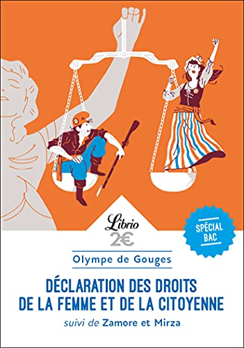 Stock image for Dclaration des droits de la femme et de la citoyenne - PROGRAMME NOUVEAU BAC 2022 1re - Parcours  crire et combattre pour l'galit  for sale by Librairie Th  la page