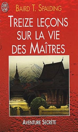 Stock image for Treize leons sur la vie des matres for sale by medimops
