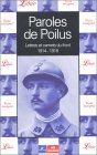 9782290314951: Paroles de Poilus: Lettres et carnets du front (1914-1918)