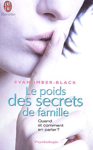Stock image for Le poids des secrets de famille for sale by Ammareal