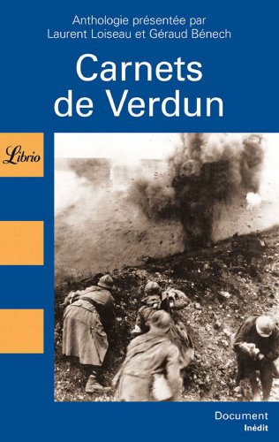 Stock image for Carnets de Verdun for sale by Ammareal