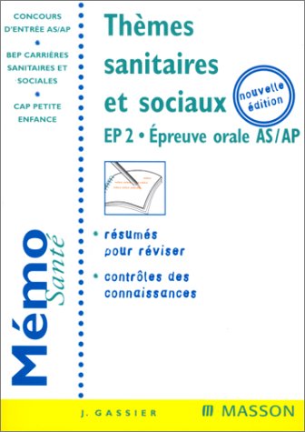 9782294004155: Thmes sanitaires et sociaux.: 2me dition