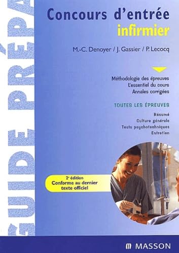 9782294009815: Concours d'entre infirmier (French Edition)