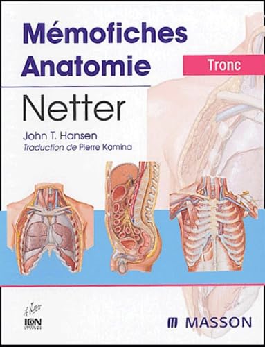 Beispielbild fr Mmofiches Anatomie Netter : Tronc zum Verkauf von medimops