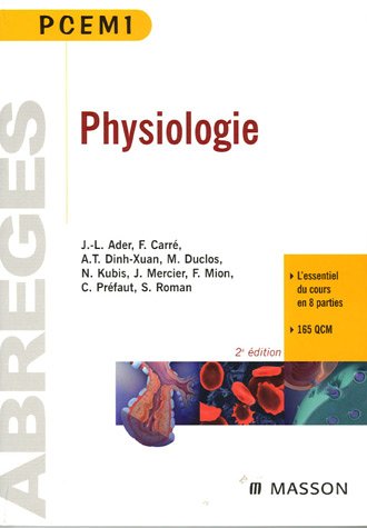 Beispielbild fr Physiologie: Pour prparer l'UE 2, l'UE 3a et l'UE 3b zum Verkauf von Ammareal