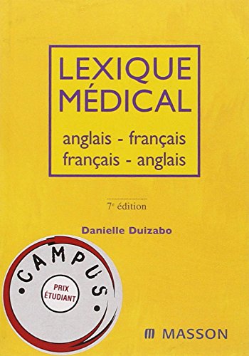 Stock image for Lexique mdical anglais-franais/franais-anglais for sale by medimops