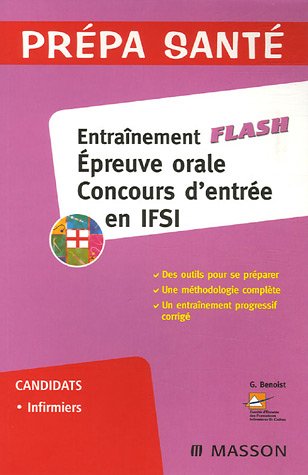 Beispielbild fr Entranement flash preuve orale concours d'entre en IFSI zum Verkauf von Ammareal