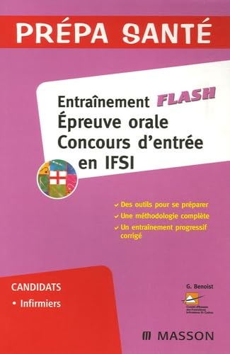 Imagen de archivo de Entranement flash preuve orale concours d'entre en IFSI a la venta por Ammareal