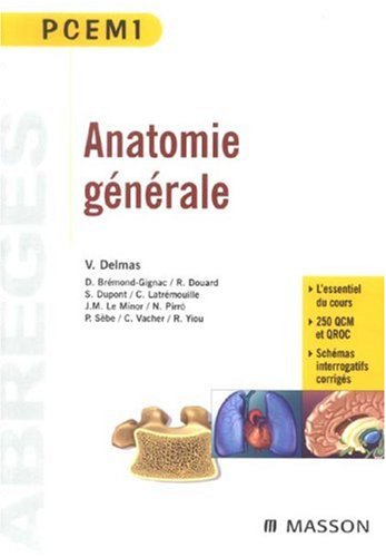 Stock image for Anatomie gnrale for sale by Ammareal