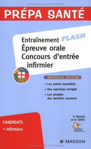 Beispielbild fr Entranement Epreuve orale Concours d'entre infirmier zum Verkauf von Ammareal
