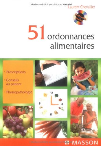 Beispielbild fr 51 ordonnances alimentaires zum Verkauf von Ammareal