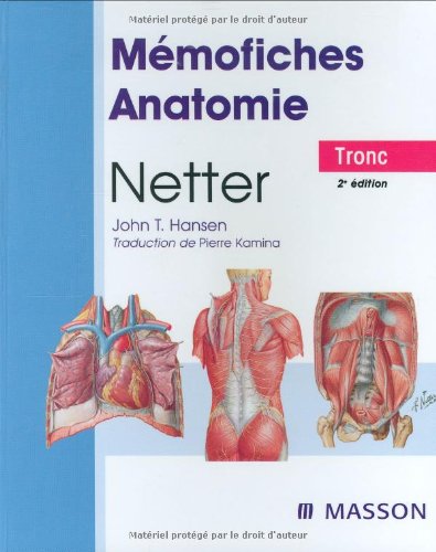 Beispielbild fr Mmofiches Anatomie Netter : Tronc zum Verkauf von medimops